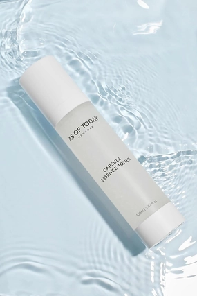 AS OF TODAY Capsule Essence Facial Toner 100ml, Jojoba Oil Capsule, Alps Scutellaria Extract, D-Panthenol(UK), Skin Barrier Strengthen, Moisturization, Hydration, Clean Formula, Balances Sebum.