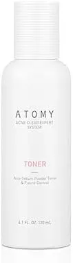 [ATOMY] Acne clear toner 4.1fl oz 120ml | anti-sebum powder toner and P.acne-control