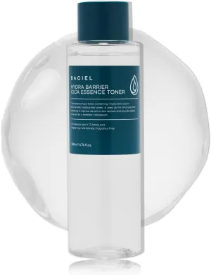BACIEL - Hydra Barrier CICA Essence Toner 6.76 fl.oz - Unscented | Korean Face Hydrating, Soothing Toner for Sensitive, Oily, Acne Prone Skin (Renewed 2023)