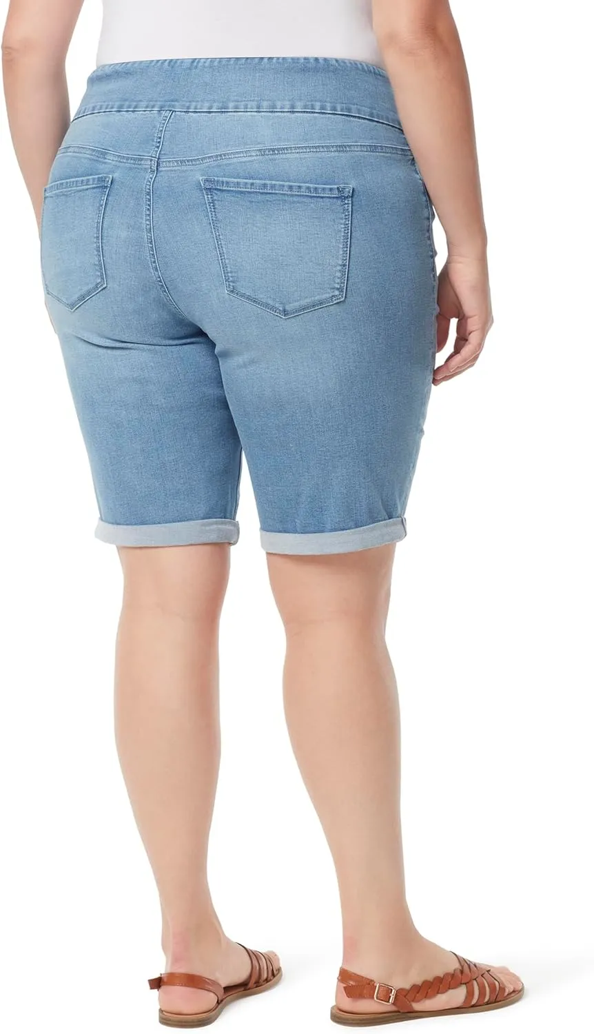 Bandolino Women's Theadora Tummy Toner Pull on Bermuda Short