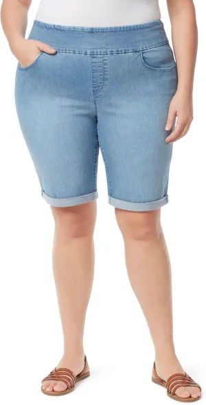 Bandolino Women's Theadora Tummy Toner Pull on Bermuda Short