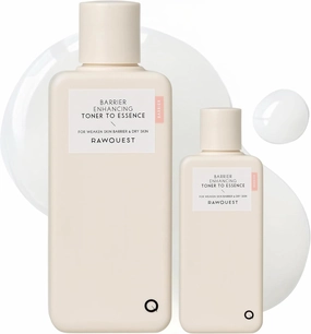 Barrier Enhancing Toner to Essence Bundle (50ml 200ml) | Moisturizing Lotion for Skin Barrier Repair, Glow & Soothing | Vegan Hypoallergenic Glass Skin Korean Skincare | Sensitive & Dry Skin