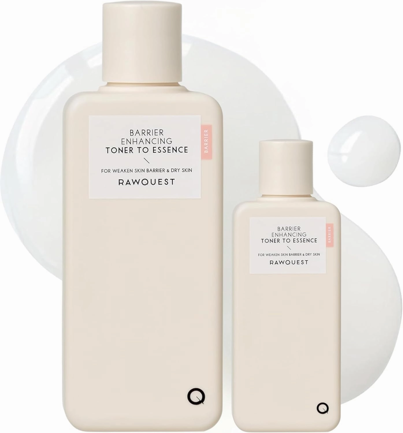 Barrier Enhancing Toner to Essence Bundle (50ml 200ml) | Moisturizing Lotion for Skin Barrier Repair, Glow & Soothing | Vegan Hypoallergenic Glass Skin Korean Skincare | Sensitive & Dry Skin