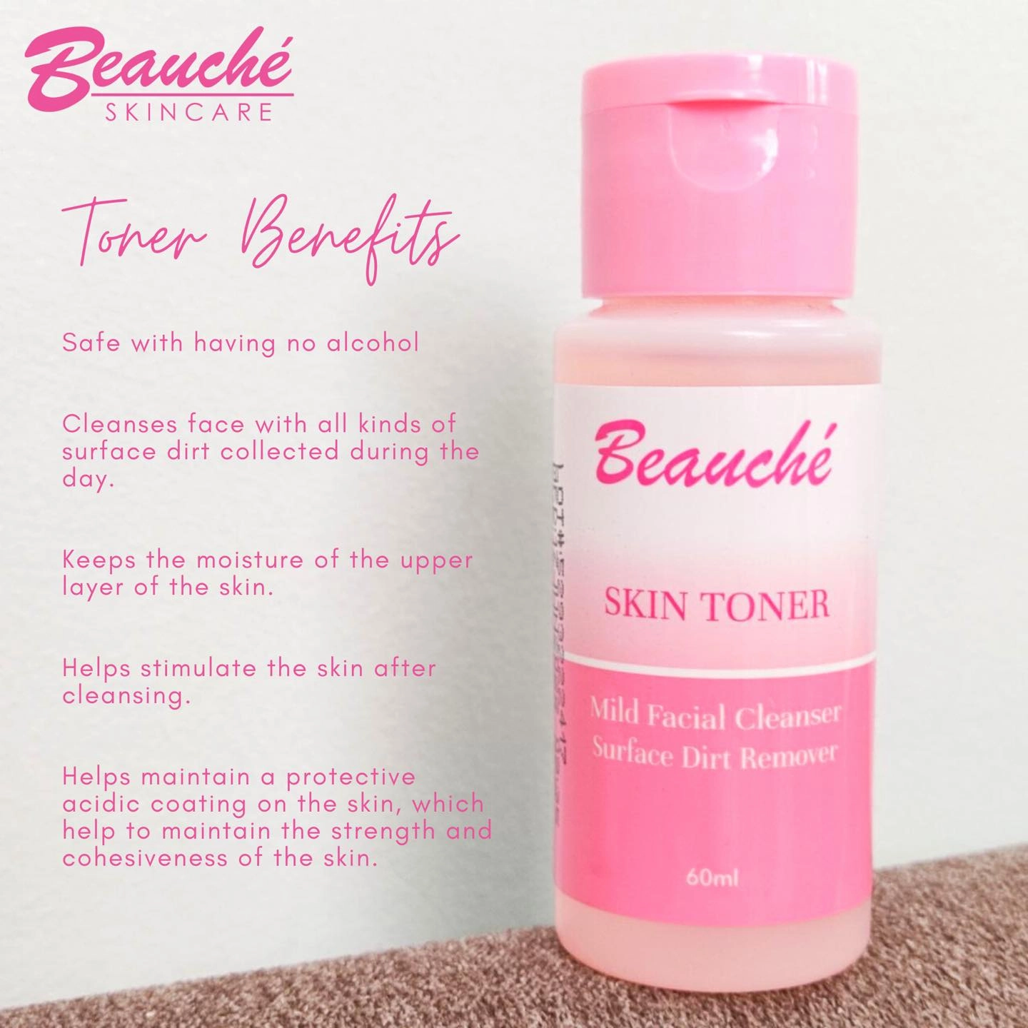 Beauche Facial Cleanser Toner 120mL