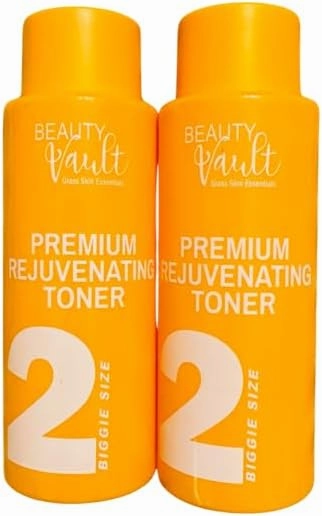 Beauty Vault Premium Rejuvenating Toner, 2 Bottles x 120mL