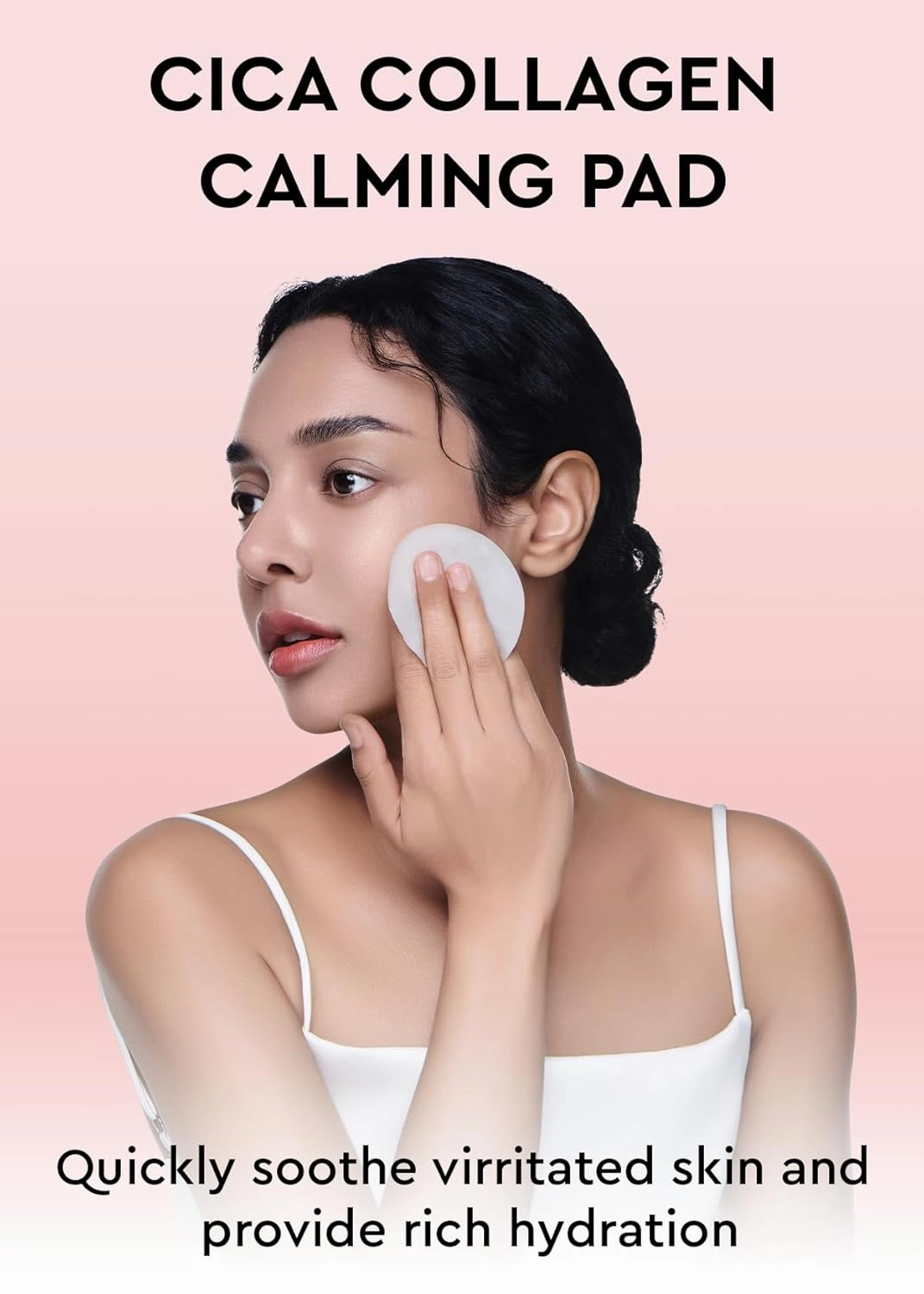 Bewants Face Cleansing Pads, Cica Collagen for Soothing & Moisturizing Skin – Travel Kit with Centella Asiatica & Triple Hyaluronic Acid, 50 Pads