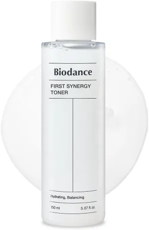 Biodance First Synergy Toner, All-in-One Toner, Moisturizing, Skin Balance, Hyaluronic Acid | 5.07 fl.oz,150ml