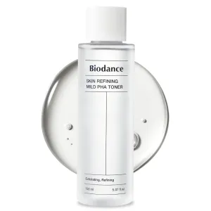 Biodance Skin Refining Mild PHA Toner, Gentle Exfoliating Face Toner for Sensitive Skin with Ceramides & NMF | 5.07 fl.oz,150ml