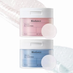 Biodance Gel Toner Pads Duo: Collagen & Cera-NOL Gel Toner Pads