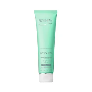 Biotherm Biosource Purifying Foaming Cleanser, Tonifying and Exfoliating Cleansing Gel with Biotech Plankton & Zinc for Radiant Skin, Toner, Gel, 5.1 Fl. Oz.