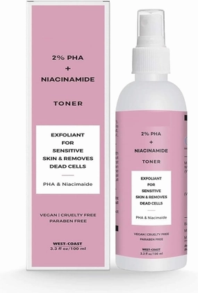 BK PHA 2%   Niacinamide Face Mist Toner - Mild Exfoliation| Pore Tightening |Oily & Normal Skin (100ml)