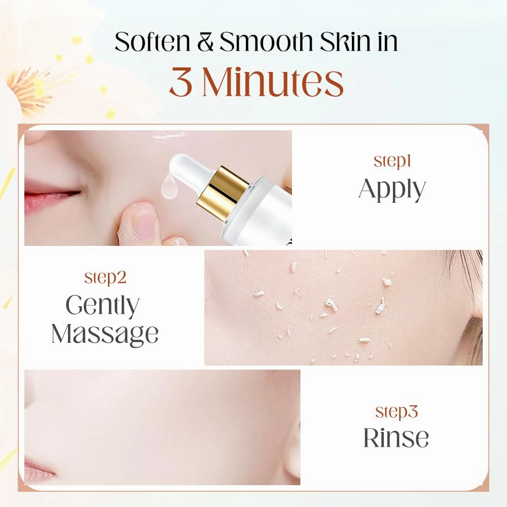 Black and White Rice Peeling Ampoule, 2025 New Soft Rice Exfoliating Face and Body Black and White Rice Exfoliant for All Skin Types (White Black, 2 PCS)