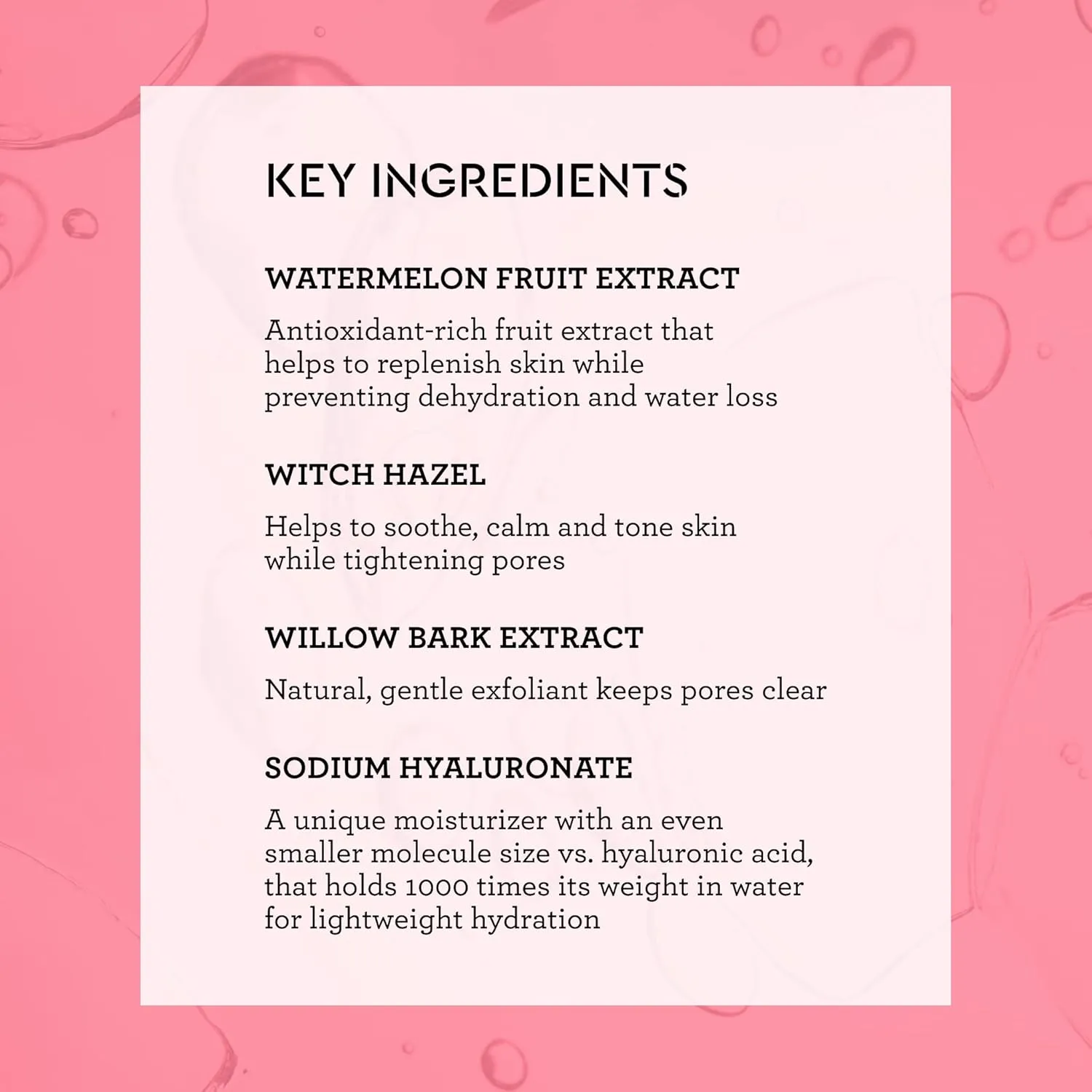 Bliss What a Melon Replenishing Watermelon Hyaluronic Acid Toner - 7 Fl Oz - Witch Hazel & Willow Bark - Hydrates, Refreshes and Energizes Tired Skin - Clean - Vegan & Cruelty-Free