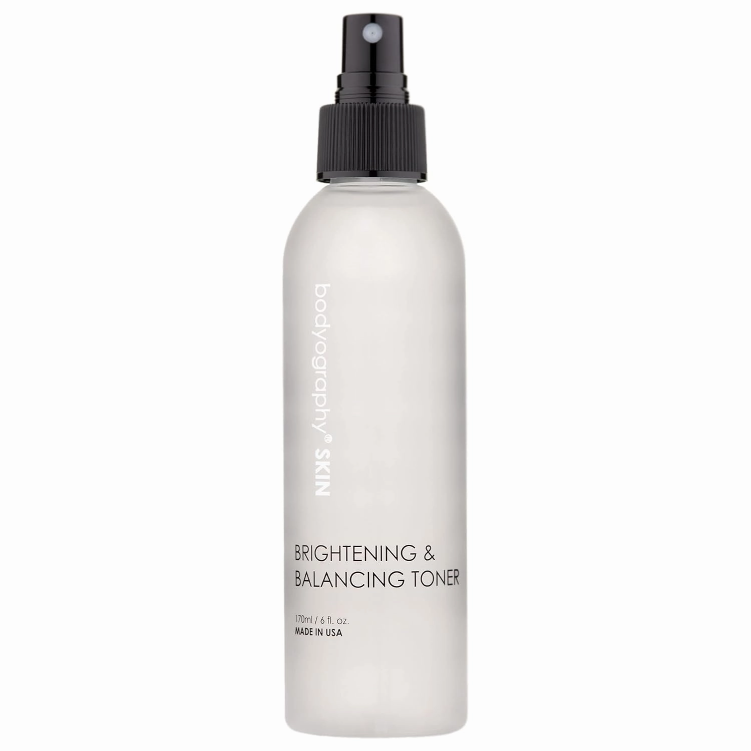 Bodyography Skin Brightening and Balancing Toner - Fight Signs Of Aging, Removes Blackheads and Dull Skin | Vegan, No Gluten, No Paraben, No Cruelty and No Alcohol, 6 Fl. Oz