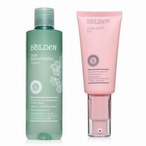 Bolden Skin Brightening Toner & Dark Spot Corrector Bundle – Reduces Breakouts, Dark Spots, Oil & Shine – with AHA Glycolic Acid, Niacinamide, Tranexamic Acid & Alpha Arbutin
