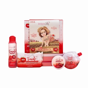 Brilliant Skin SENYORA'S Tomato Micro-Exfoliating Facial Set