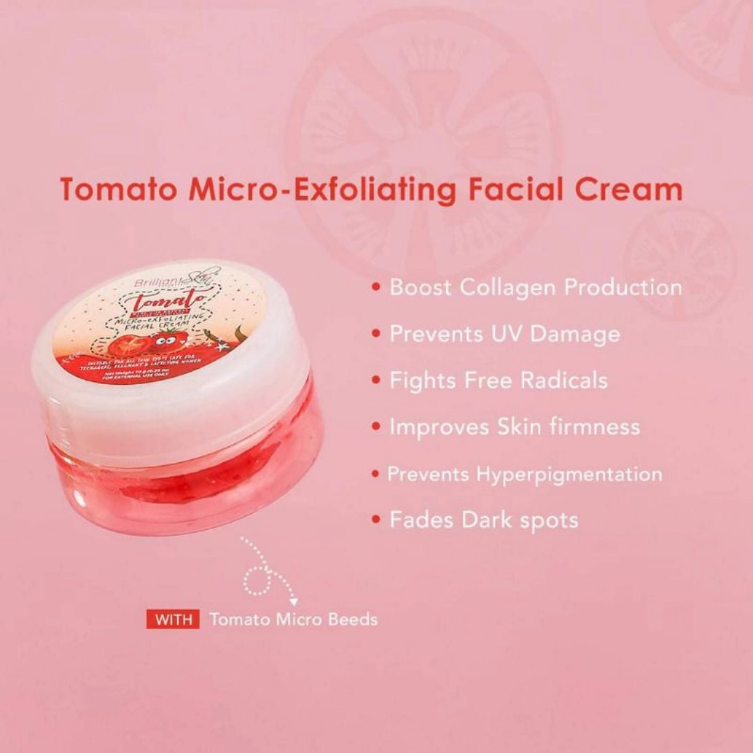 Brilliant Skin SENYORA'S Tomato Micro-Exfoliating Facial Set