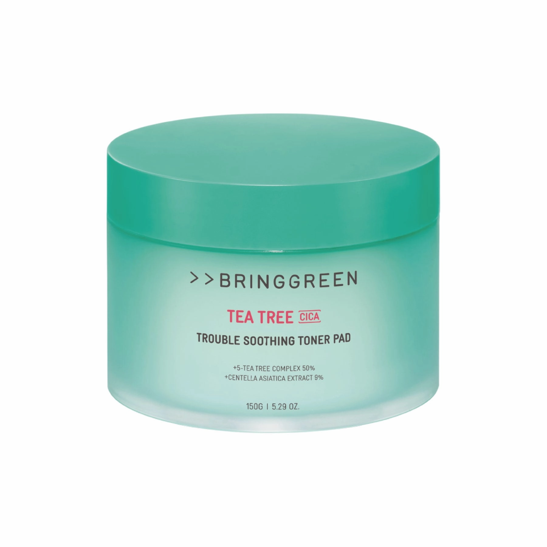 Bring Green Tea Tree Cica Trouble Soothing Toner Pads 150g