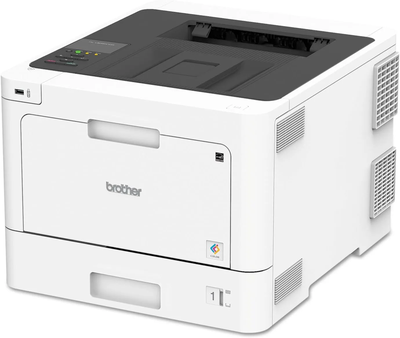 Brother Business Color Laser Printer, HL-L8360CDW, Wireless Networking, Automatic Duplex Printing, Mobile Printing, Cloud Printing, Amazon Dash Replenishment Ready,White