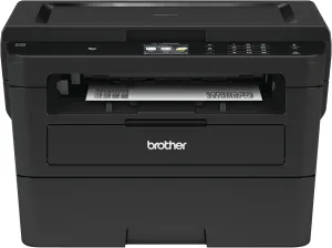 Brother Compact Monochrome Laser Printer, HLL2395DW, Flatbed Copy & Scan, Wireless Printing, NFC, Includes 4 Month Refresh Subscription Trial and Amazon Dash Replenishment Ready,Black