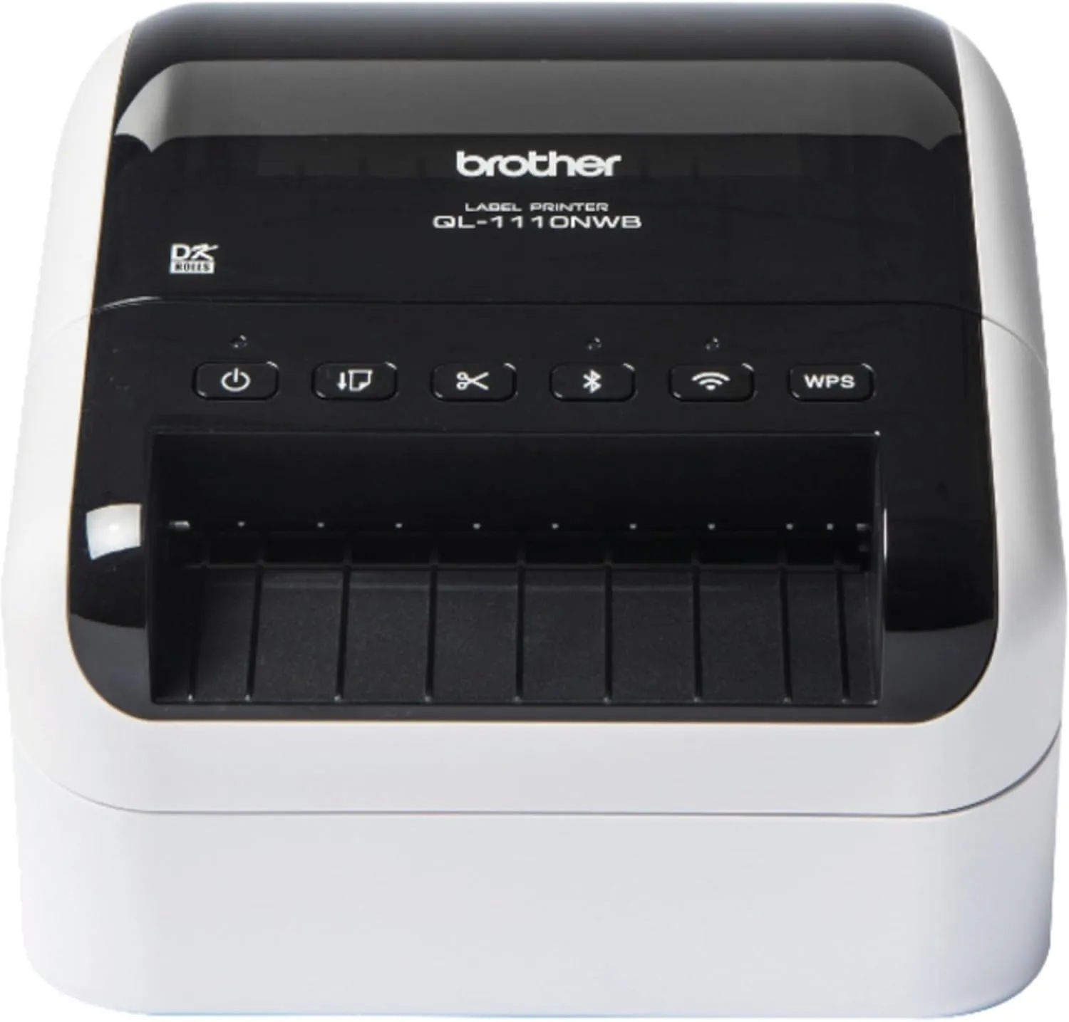 Brother QL-1110NWB Wide Format, Postage and Barcode Professional Thermal Monochrome Label Printer with Wireless Connectivity