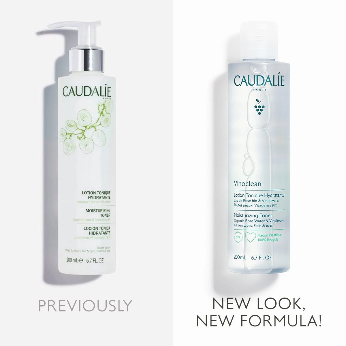 Caudalie Vinoclean Moisturizing Toner with Rose Water