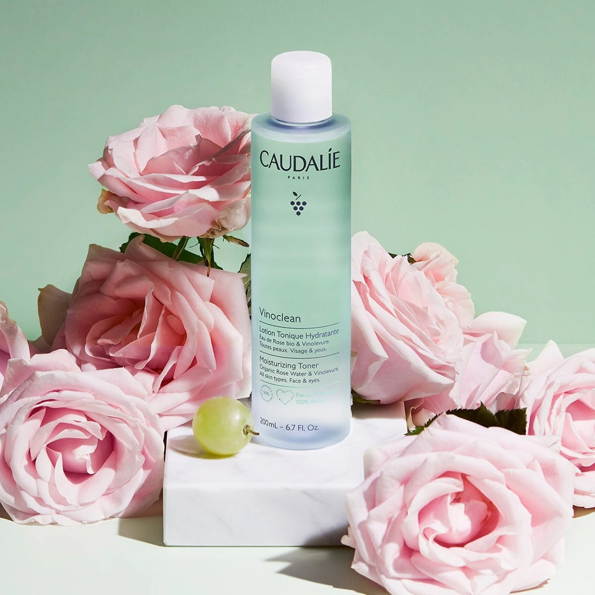 Caudalie Vinoclean Moisturizing Toner with Rose Water
