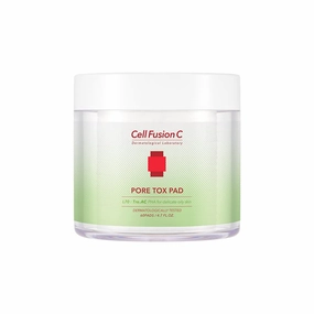Cell Fusion C TRE.AC Pore Tox Pad, Pore Tightening Toner Pads to Refine Pores and Exfoliate for Smoother Skin Texture with PHA, 60 Pads