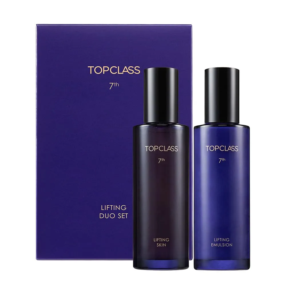CHARMZONE Topclass Lifting Duo Set – Firming Toner & Emulsion with Triple Collagen & Protein | Anti-Aging Korean Skincare | Hydrating & Elasticity Boost | 3.38 fl oz   3.38 fl oz