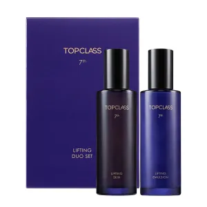CHARMZONE Topclass Lifting Duo Set – Firming Toner & Emulsion with Triple Collagen & Protein | Anti-Aging Korean Skincare | Hydrating & Elasticity Boost | 3.38 fl oz   3.38 fl oz