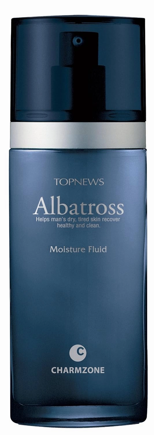 CHARMZONE Albatross Moisture Fluid Emulsion - Hydrating Moisturizing Nourishing and Soothing Aftershave Lotion Skincare for Men (130ml/4.4 fl.oz)