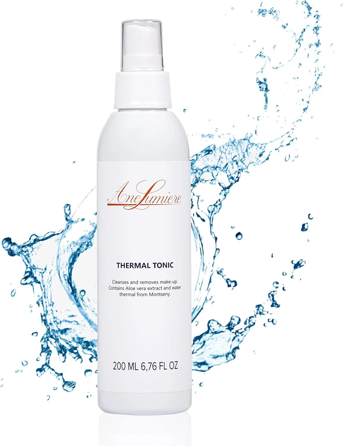 Chemical Peel Prep Solution Toner for Face After Peel Moisturizer with Thermal Water from Spain Aloe Vera Vitamin C Glycerin Hydrating Toner for Face 6.76 fl oz 200 ml [Ane Lumiere]