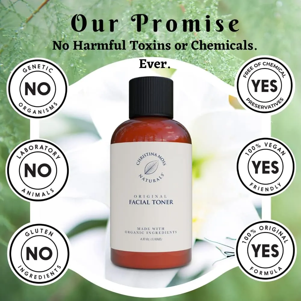 Christina Moss Naturals Facial Toner with Organic Botanicals