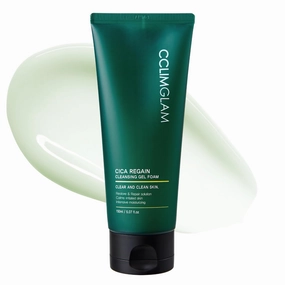 CICA Regain Cleansing Gel Foam 150ml(5.07Fl.Oz), Vegan Mild Skin Barrier Cleanser for Sensitive, Pore and Sebum Care, Calming Soothing Effect, Clean Beauty, Korean Skin Care