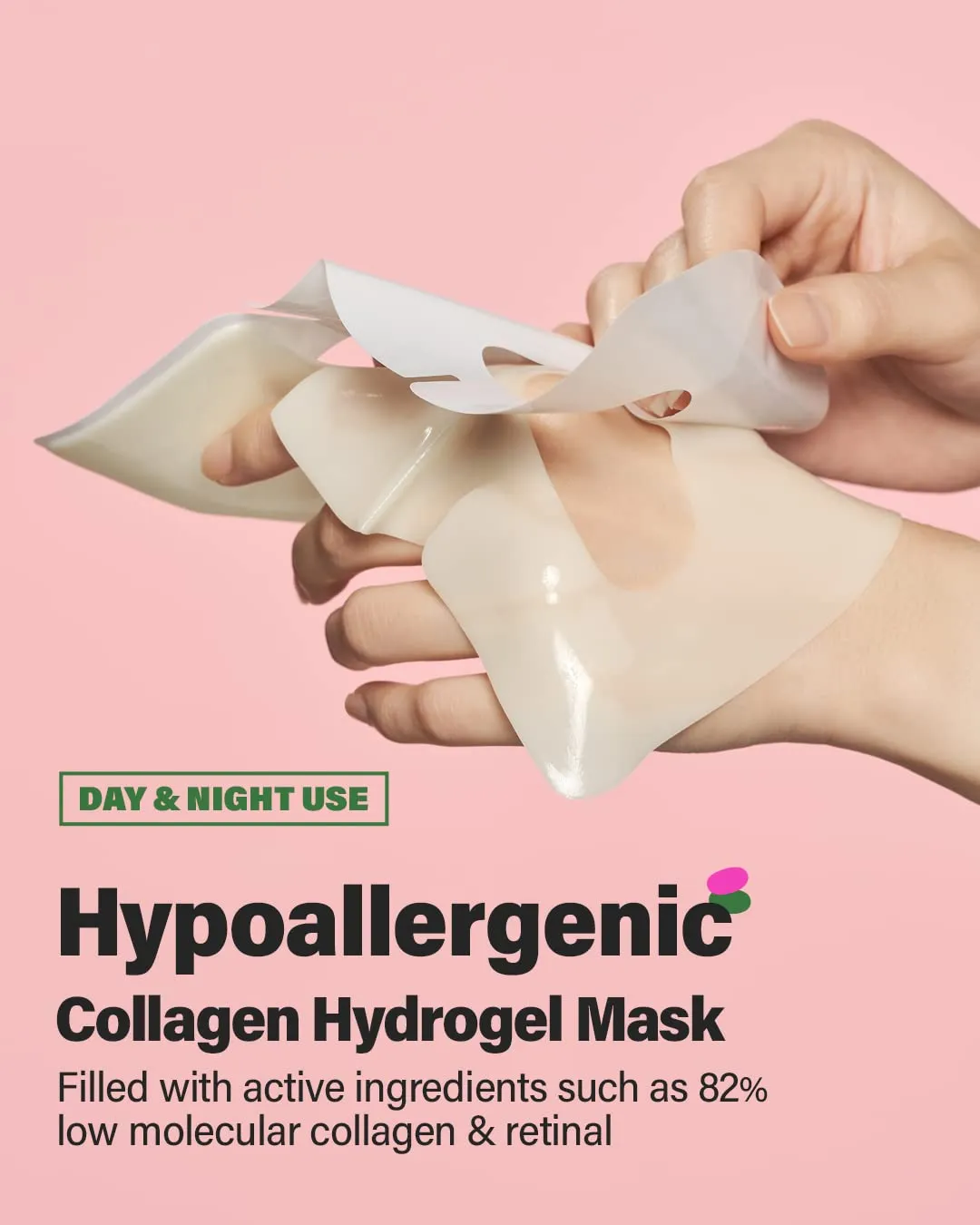 CKD Pore Elasticity Mask with Retino Collagen Small Molecule, Hydrogel Anti-aging Face Sheet Mask Tightens Pores & Sagging Skin, Moisturizing Face Mask to Restore Elasticity & Firmness, 10 Sheets