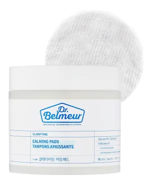 Clarifying Calming Pads (80 Count) - Gentle Soothing Toner Pads for Sensitive Skin, Oil Control. Korean Skin Care. Gentle Formula.