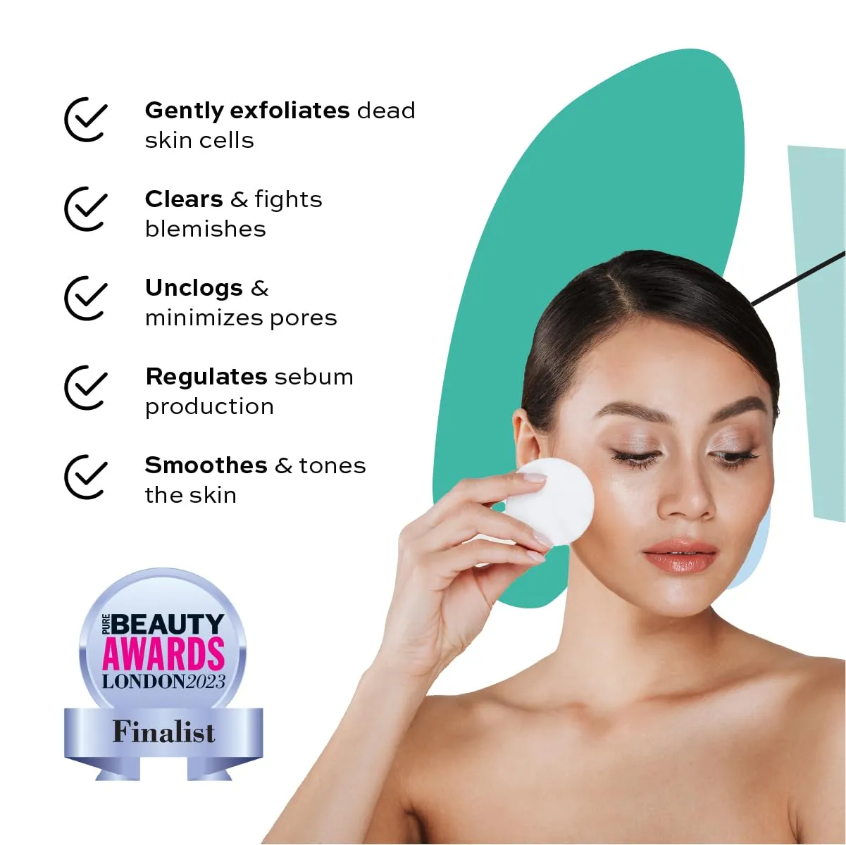 Clarifying Toner for Face - Salicylic Acid Toner - Spot and Oil Control, Cruelty-Free Skincare by The Natural and Organic Family - 7.04 oz