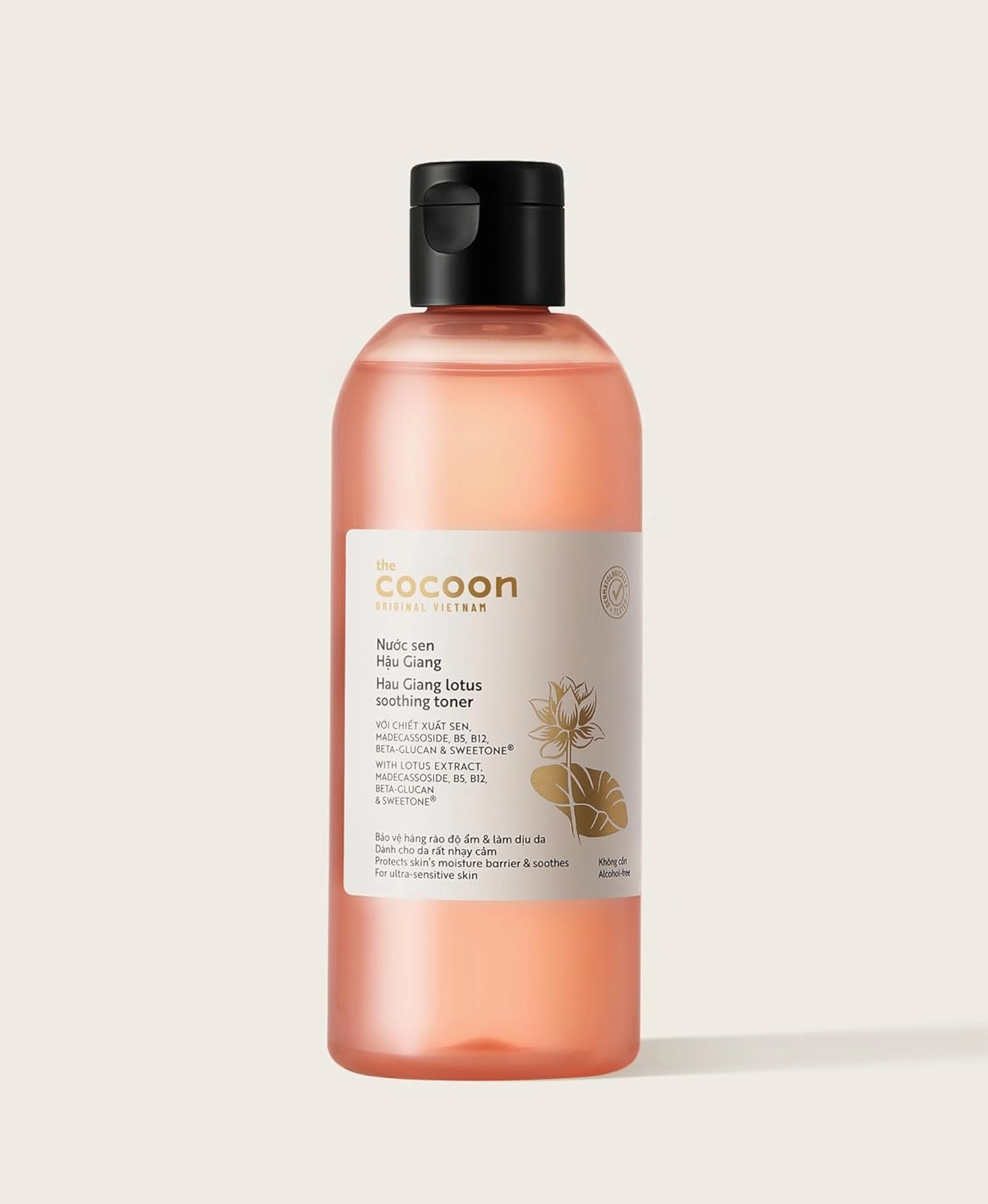 Cocoon Original Hau Giang Lotus Soothing Toner - 100% Vegan Cosmetics (10.5 fl oz)