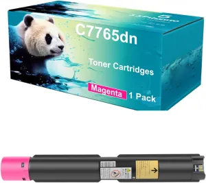 Compatible C7765dn Toner Cartridges for Dell C7765dn Color Printer Printer - Replacement for 332-1874 72MWT 332-1875 JD14R 332-1876 H10TX 332-1877 5Y7J4 YMC Toner Cartridges (Magenta 1Pack)