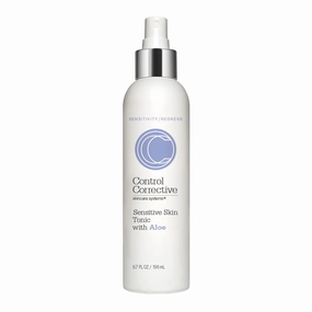 Control Corrective Sensitive Skin Tonic with Aloe, 6.7 Fl Oz - Calms Overstimulated Or Reddened Skin Types, Soothing & Sedating with Aloe Vera & Chamomile Extracts, Refreshing, Relaxing, Replenishing
