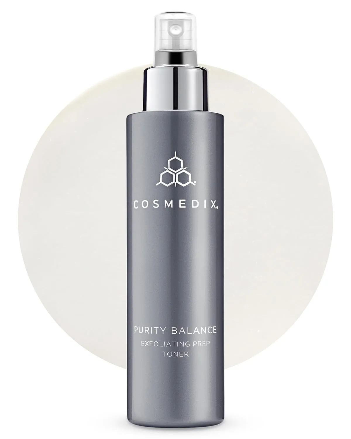 COSMEDIX Purity Balance Exfoliating Prep Face Toner - Hydrating Facial Toner for Acne-Prone Skin, Fine Lines & Wrinkles - Deep Cleansing Skin Care for Brighter & Fresh-Looking Skin, Gluten Free