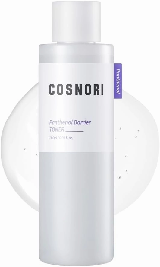 COSNORI Panthenol Barrier Toner - Vegan Skin Barrier strengthening Toner, Korean Skincare, High Content panthenol, Kakadu Plum Extract, Skin Texture&Hydration Care, 6.93 fl.oz