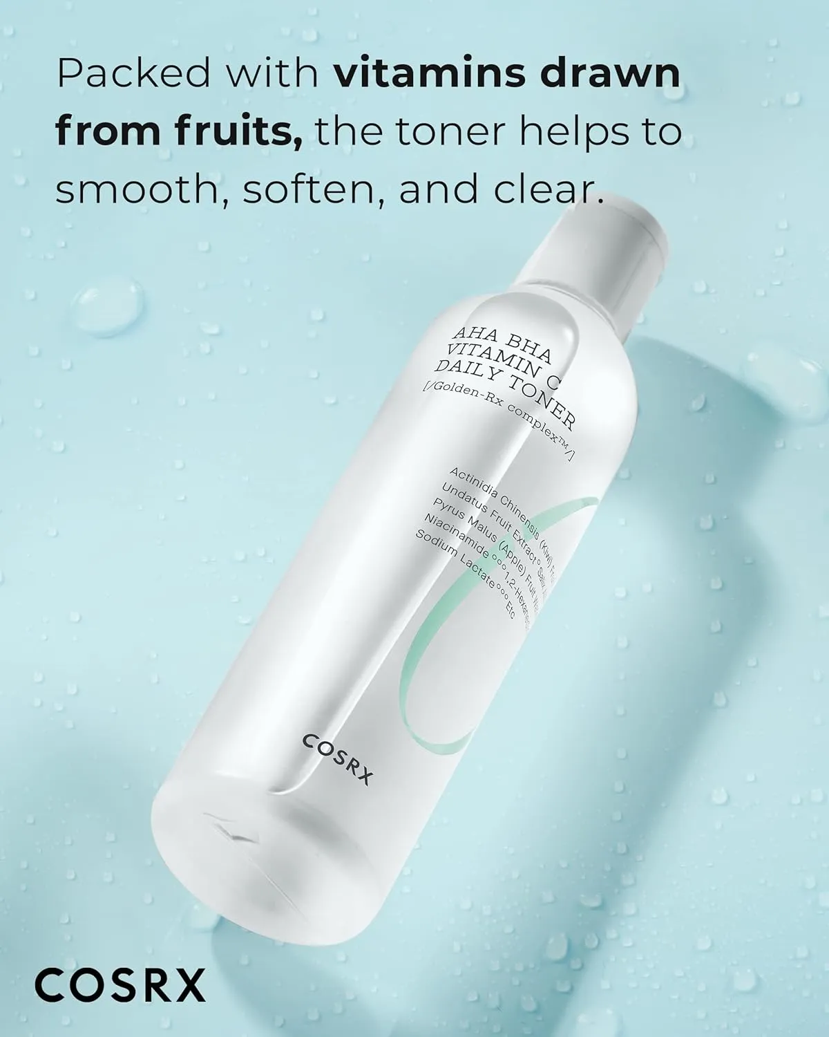COSRX ABC Daily Toner, Korean Toner for Day & Night with AHA, BHA, & Vitamin C, Refreshing Exfoliating Toner for Clean Radiant Skin, Korean Skin Care, 150ml, 5.07 fl.oz