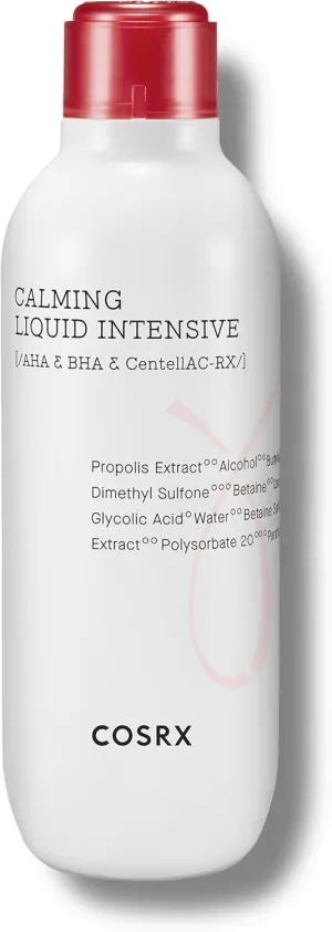 COSRX AC Collection Acne Calming Liquid Intensive, 4.22 fl.oz / 125ml | AHA, BHA Toner for Acne Prone Skin, Animal Testing Free, Parabens Free, Korean Skin Care