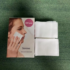 Cotton wool for cosmetic purposes,Square Makeup Cotton Pads, 100 Thick   400 Ultrathin Soft Lint Free for Removing Makeup, Lint-Free Multi-Purpose Facial Cotton Pads for Toner