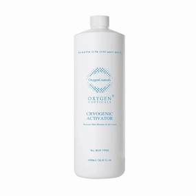 Cryogenic Activator (1000ml / 33.8 oz) – Facial Mist Toner for Hydrating, Soothing, and Cooling, Naturally Derived Deep Sea Water with Pure Oxygen