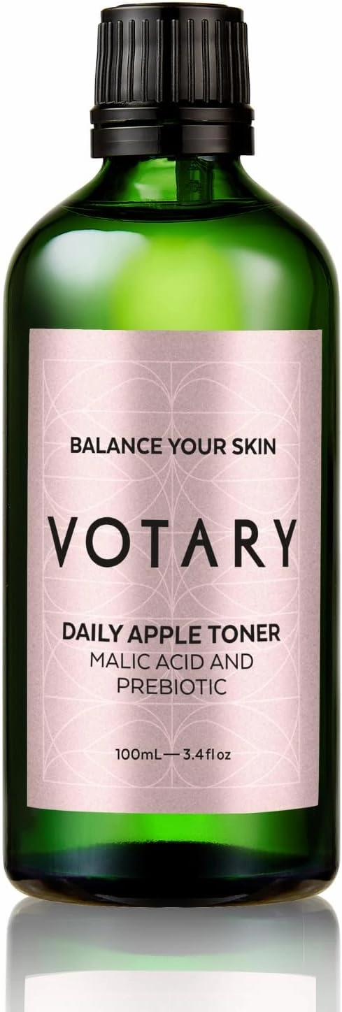 Daily Apple Toner for Face & Body | Anti Aging Delivers Intense Hydration, Soothing Visibly Plumps, Minimize Blemishes, Pores Gentle Soothing Hydrating Facial Toner 3.4 Fl Oz