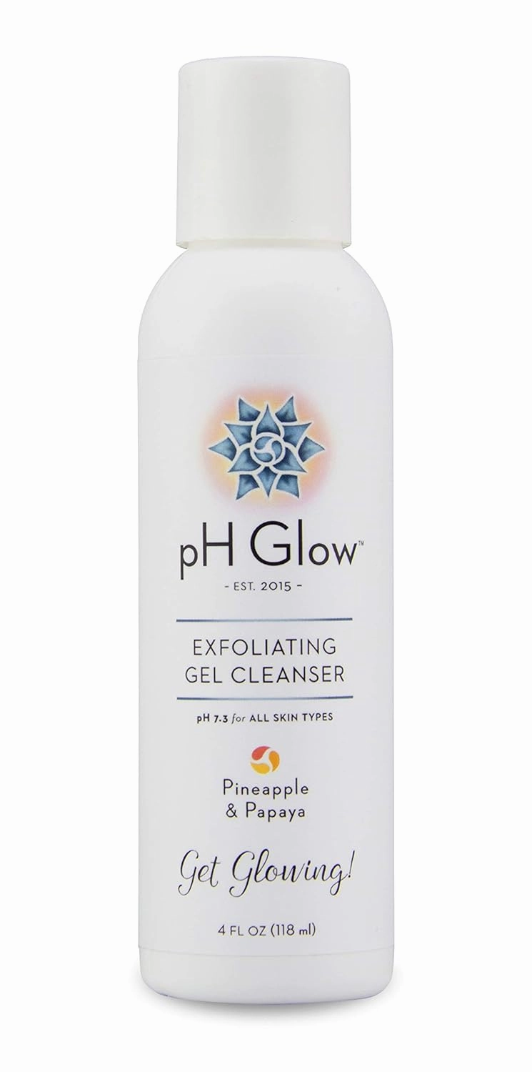 Daily Exfoliating and Brightening Face Wash. 100% Pure Natural Enzymes Exfoliate and Brighten for Your Best Face. Anti Aging, pH Balanced, Facial Cleanser. Fragrance Free, No paraben/SLS or Phthalates