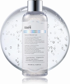 Dear Klairs Freshly Juiced Vitamin C Toner, Vegan PDRN Essence, Liposomal Glutathione, Niacinamide, 8000 Vitamin C Capusules, Fragrance Free (6.08 fl.oz (Pack of 1))