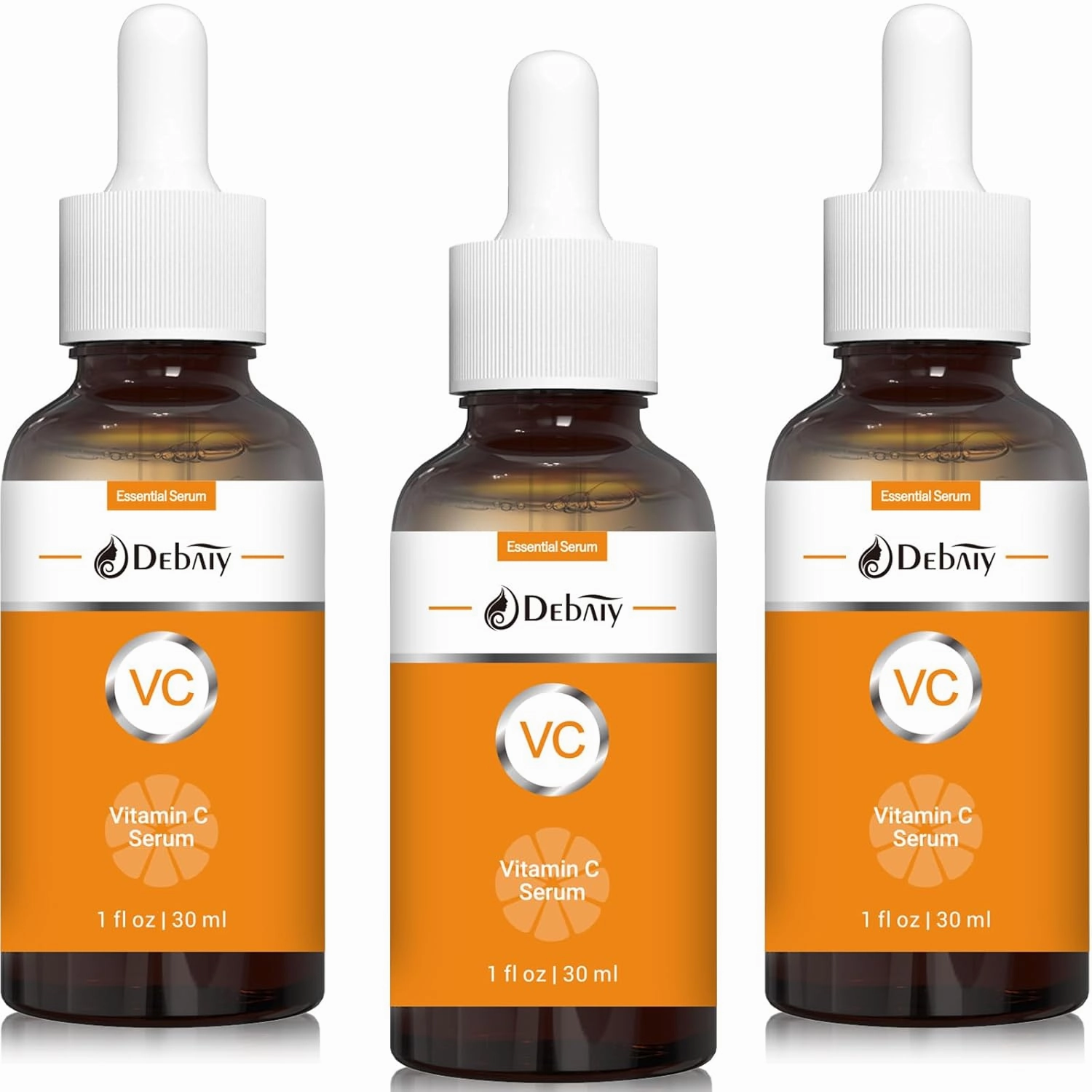 DEBAIYIYA DEBAIY 3 Pack Vitamin C Serum for Face Restores Skin Tone Promotes Epidermal Barrier Repair -(1fl.oz|30ml)